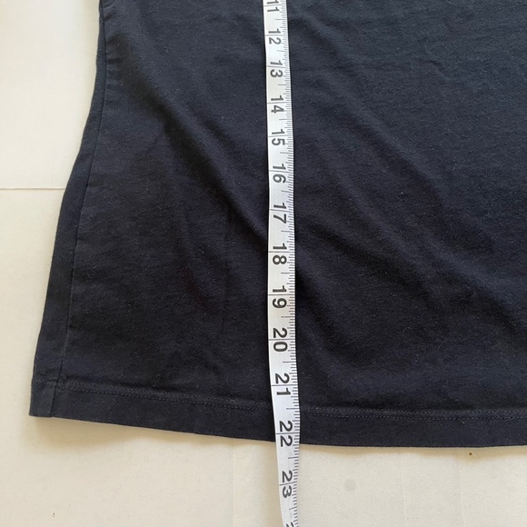 Ecothreads Women Large Grunge Streetwear T-Shirt 100% Organic Cotton Black - Picture 7 of 7